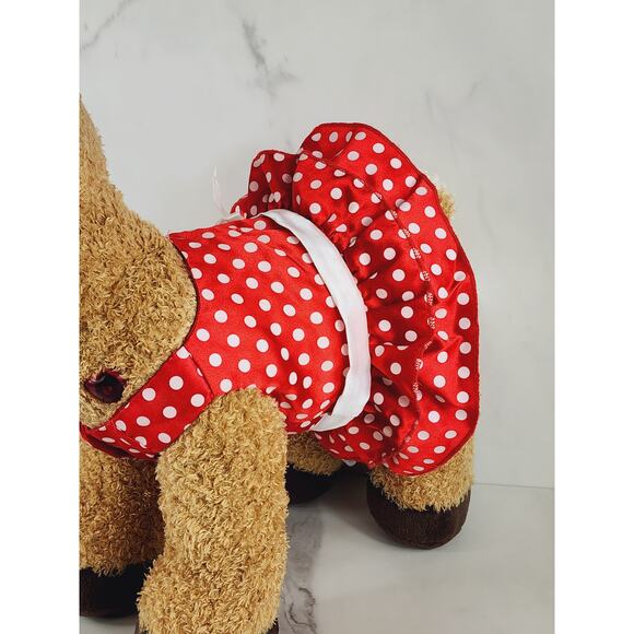 Clarice Red Dot Dress Rudolph Red Nosed Reindeer16" Build A Bear 2010 NO TESTED - Picture 5 of 16